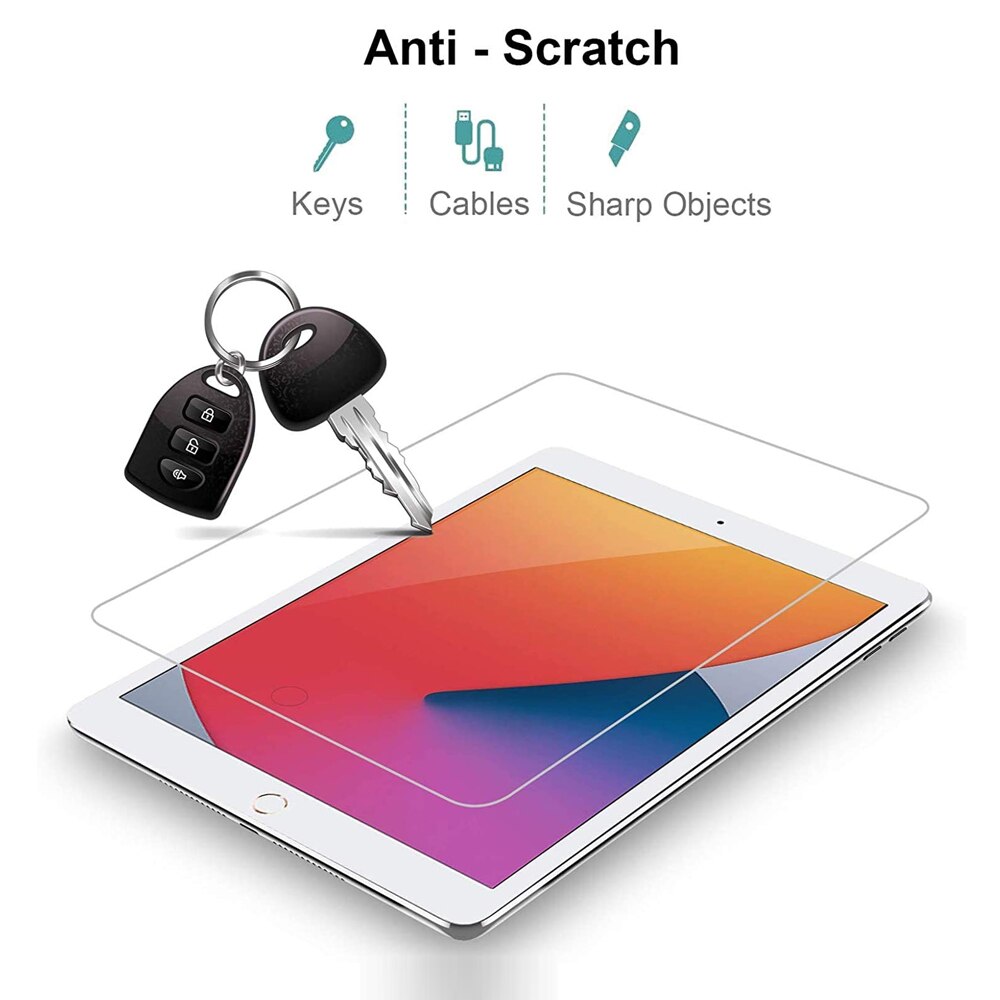 9H szkło hartowane dla ipada Mini 2 3 4 5 Pro 11 10.5 10.2 2019 2020 ekran Protector 2017 2018 9.7 Air 1 2 Tablet folia ochronna