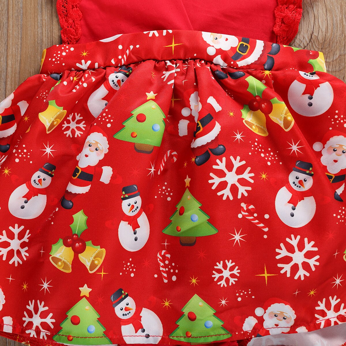 Natal da criança crianças bebê menina menino rendas clothessweet macacão saias outfits