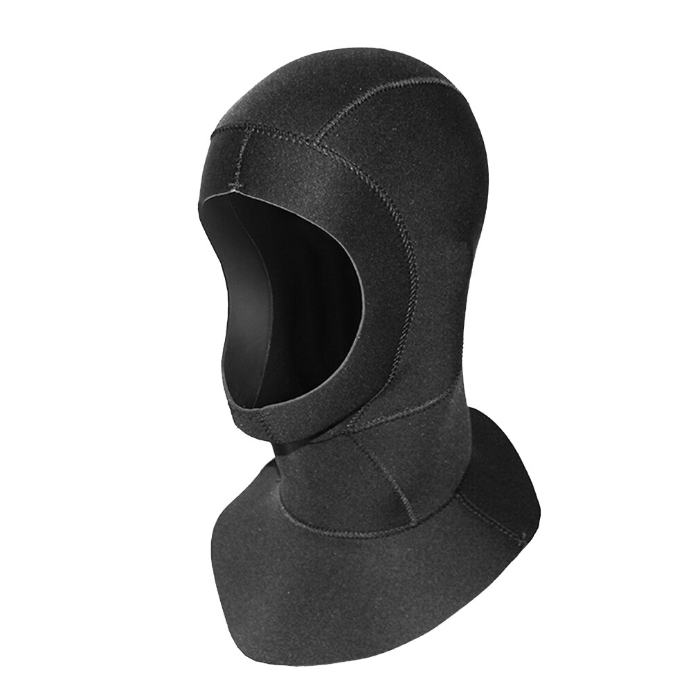 Neoprene Diving Cap Stretch Waterproof Winter Warm Hat Neck Gaiters for Surfing Sailing Water Sports Swimming Headwear Helmet: XL