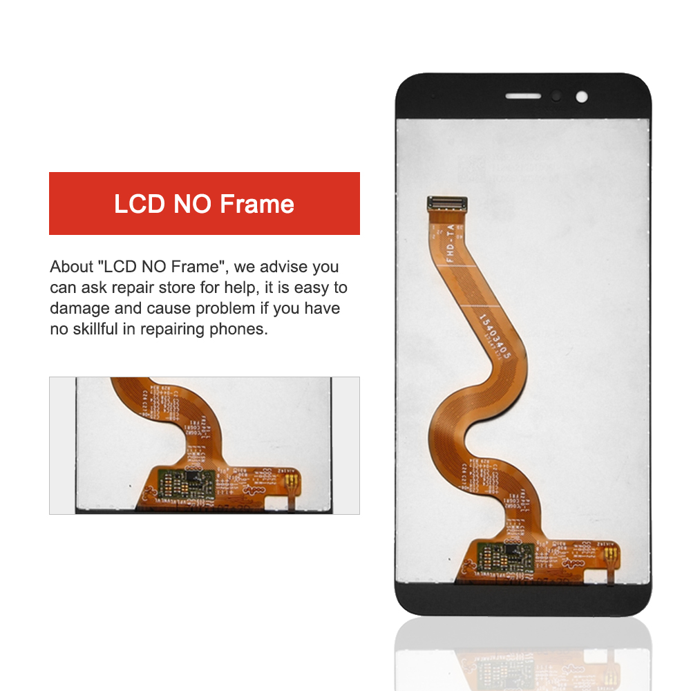 5.5 &quot;display original para huawei nova 2 plus BAC-L23 BAC-L21 lcd montagem da tela de toque digitador com quadro para nova 2 mais lcd