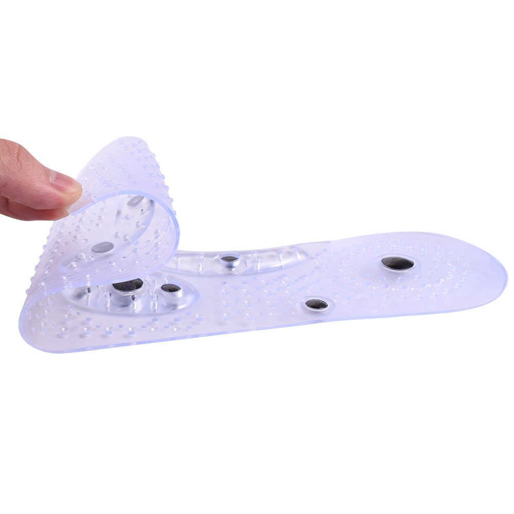 1 pair Magnetic Therapy Slimming Insoles Foot Patch Cushion Shoe Insole Gel Pad Acupressure Slimming Insoles Foot Care Insert