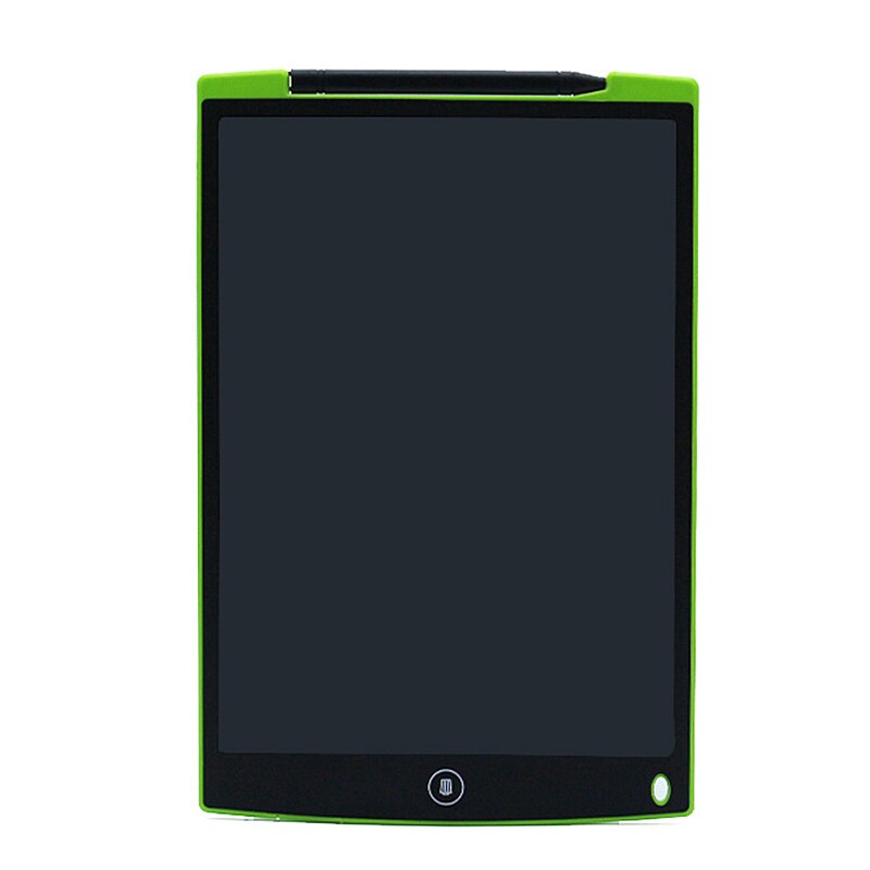 12 inch Ultra-thin LCD Writing Tablet Digital Drawing Tablet Toys Handwriting Pads Graphic Electronic Tablet Board With Battery: Green