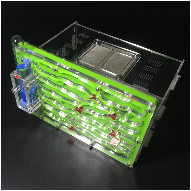 Acrylic Ants Nest Farm Insect Pet Cages Anthill Ecological Villas Student Biological Educational DIY Toy Granja de hormigas nid: green