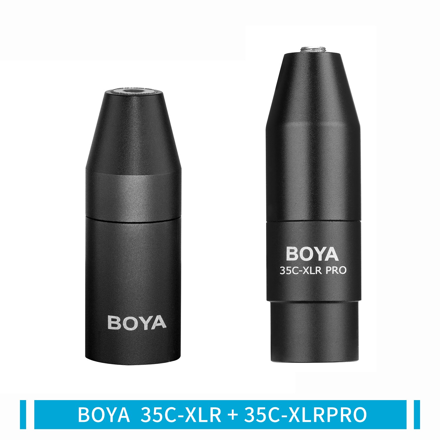 BOYA 35C-XLR 3.5mm (TRS) Mini-Jack Female Microphone Adapter to 3-pin XLR Male Connector for Sony Camcorders Recorders &amp; Mixers: XLR-XLR Pro