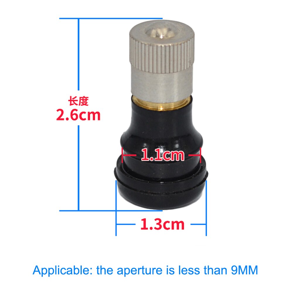 2pcs Tyre tubeless Tire Valve for Motorcycles Xiaomi 9 Electric balance car Ninebot Tubeless Wheel Scooter Mini MOTO Pocket Bike
