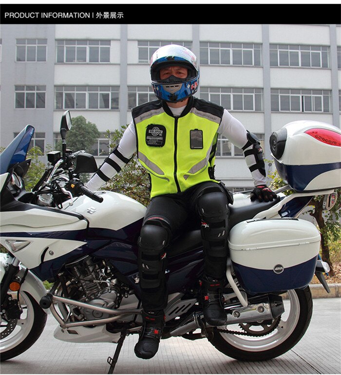 4 stuks motocross kniebeschermers brace bescherming kniebeschermers motorfiets sport fietsen beschermer kniebeschermer zwart