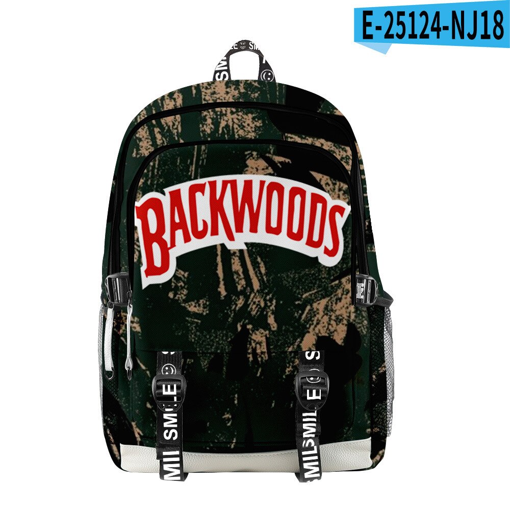 Backwoods 3d Printed Backpack School Student Casual Book Backpack Laptop Bag: T