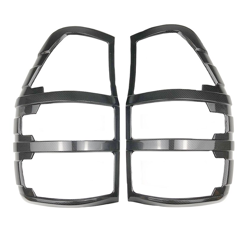 Fit for ranger accessories ABS carbon fiber tail light covers trim T6 T7 xlt - Car rear lamp cover