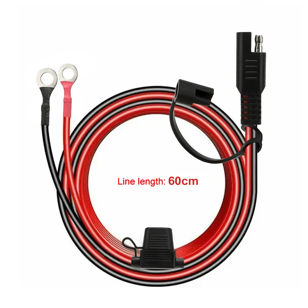 12V Ladegerät Kabel 16AWG Für Motorrad Batterie Terminal Zu SAE Schnell Verlängerung Kabel Kabel Stecker Für Lenker Telefon Ladegerät: Ursprünglich Titel