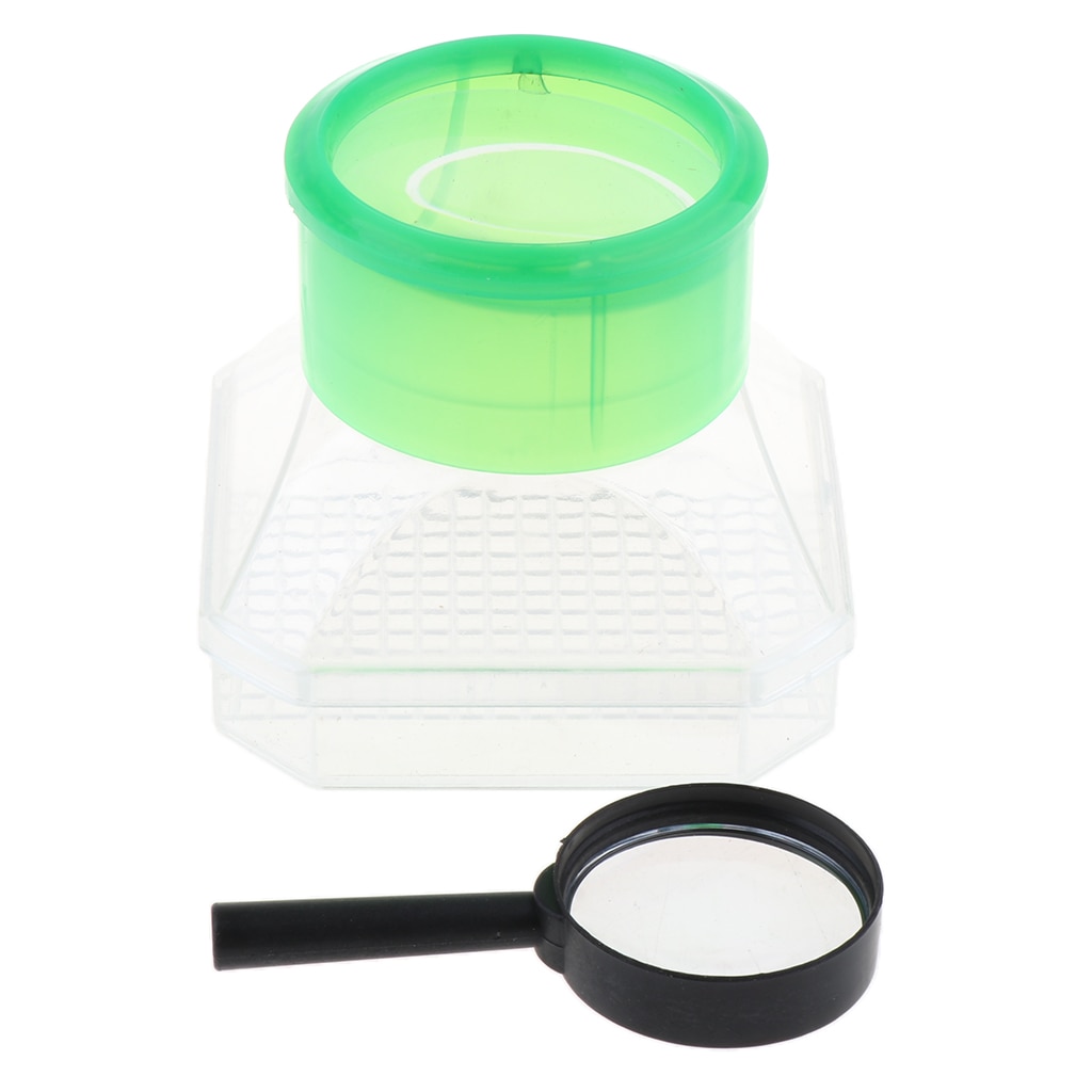 Outdoor Insect Exploration Kit Toys - Viewer Box Magnifying Glass Adventure Set Watching Bug Life Habit