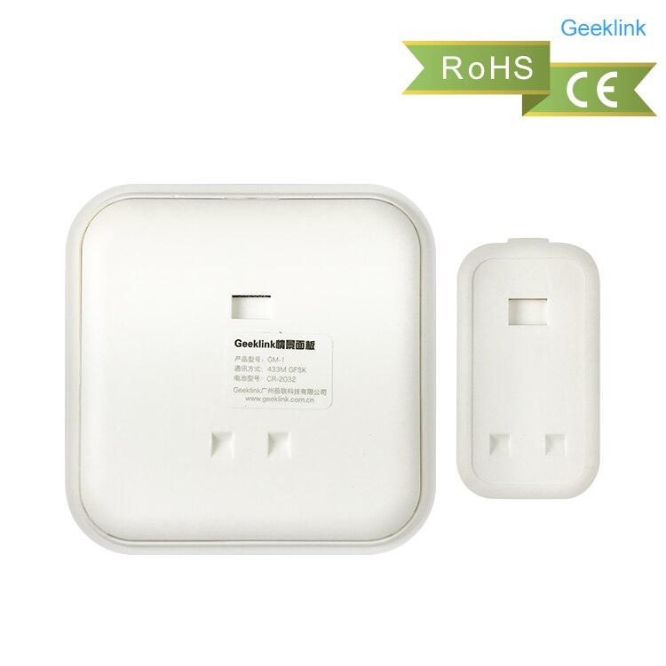 Geeklink Scène Panel 4 Gang Touch Scène Schakelaar Smart Home Scenario Controle Alarmerende Apparatus Feedback