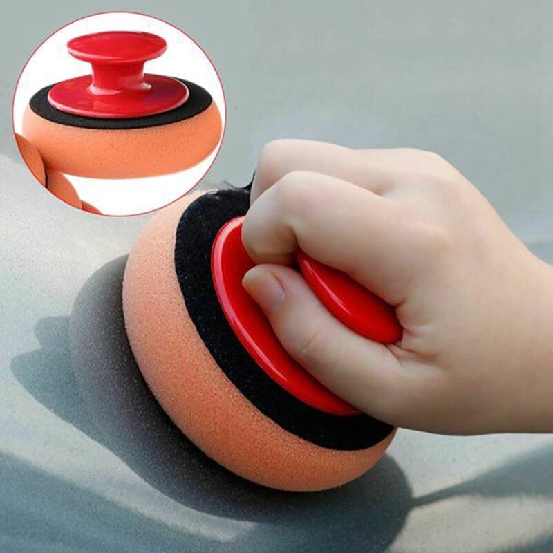 Car Wax 5-Piece Set Of Car Polish Sponge Durable Dual-Use Automobile Wash Polishing Pad Manual Home Cleaning Tool