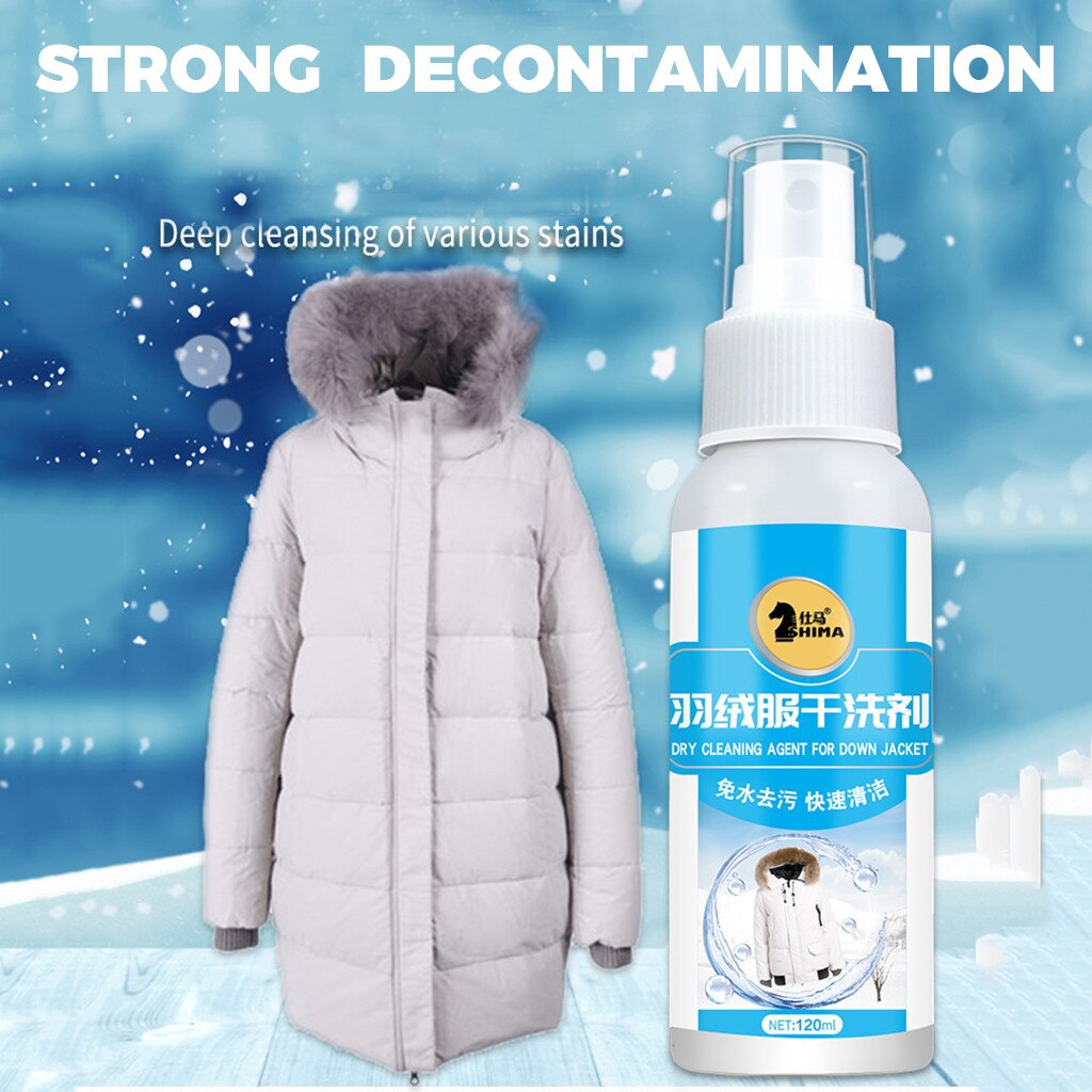 Roupas sem água Espuma de Limpeza Domésticos Sofá Tapete Sapatos Spray De Limpeza Para Baixo Casaco livre-Lavagem Spray # ES