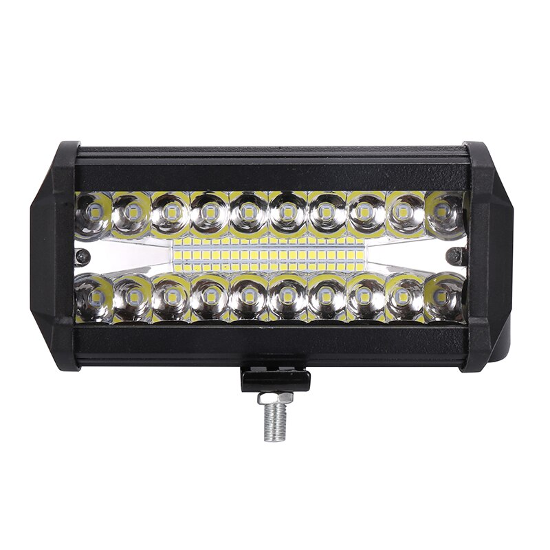 12-24V Auto Led Verlichting Voor Tow Truck Voertuig 4X4 4WD Auto Suv Atv Offroad 7 Inch 120W Auto Spots Led Licht Bar