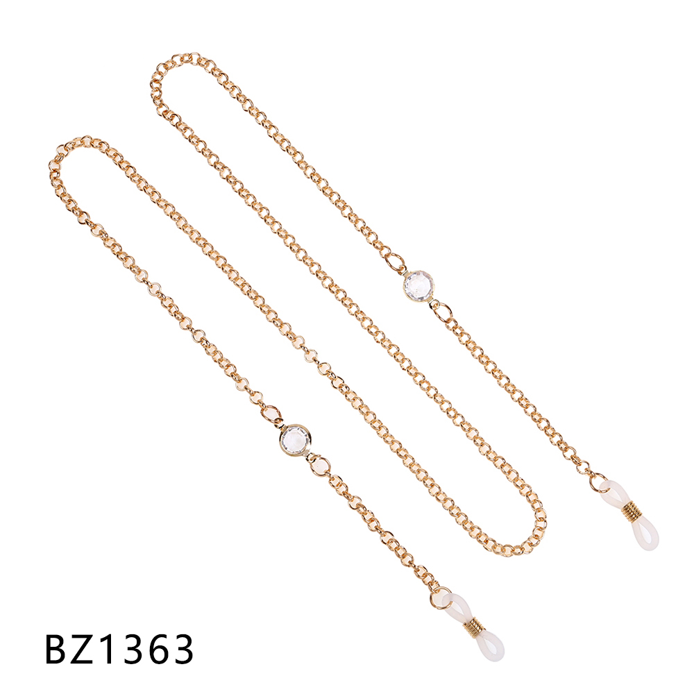 Mode Kralen Brillen Chain Dames Zonnebril Ketting Metalen Brillen Houder Lanyards Glazen Retainer Strap Accessoires: BZ1363