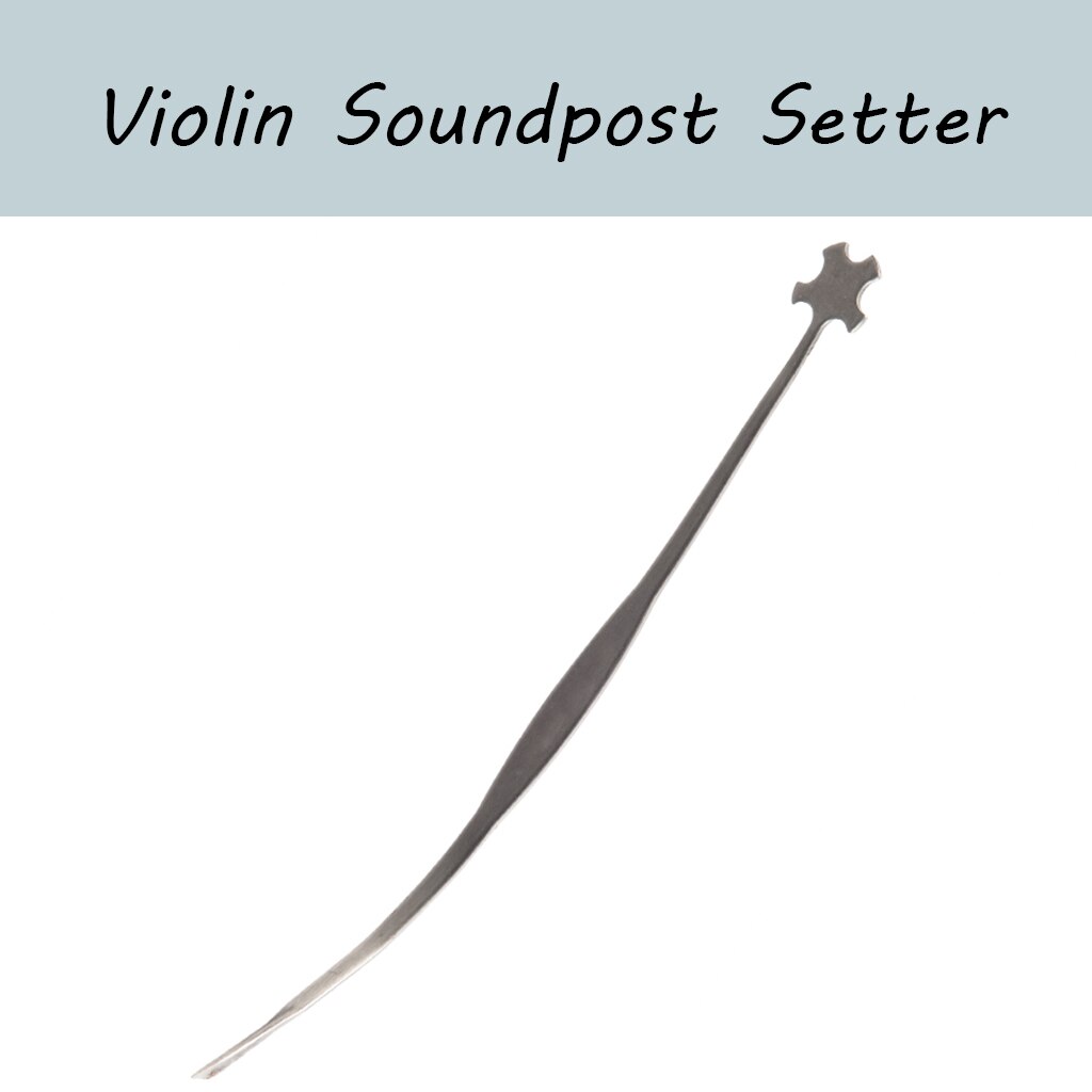 Violin Viola Sound Post Setter Upright Stainless Steel Column Hook Tool Strings Instrument Part Accessories