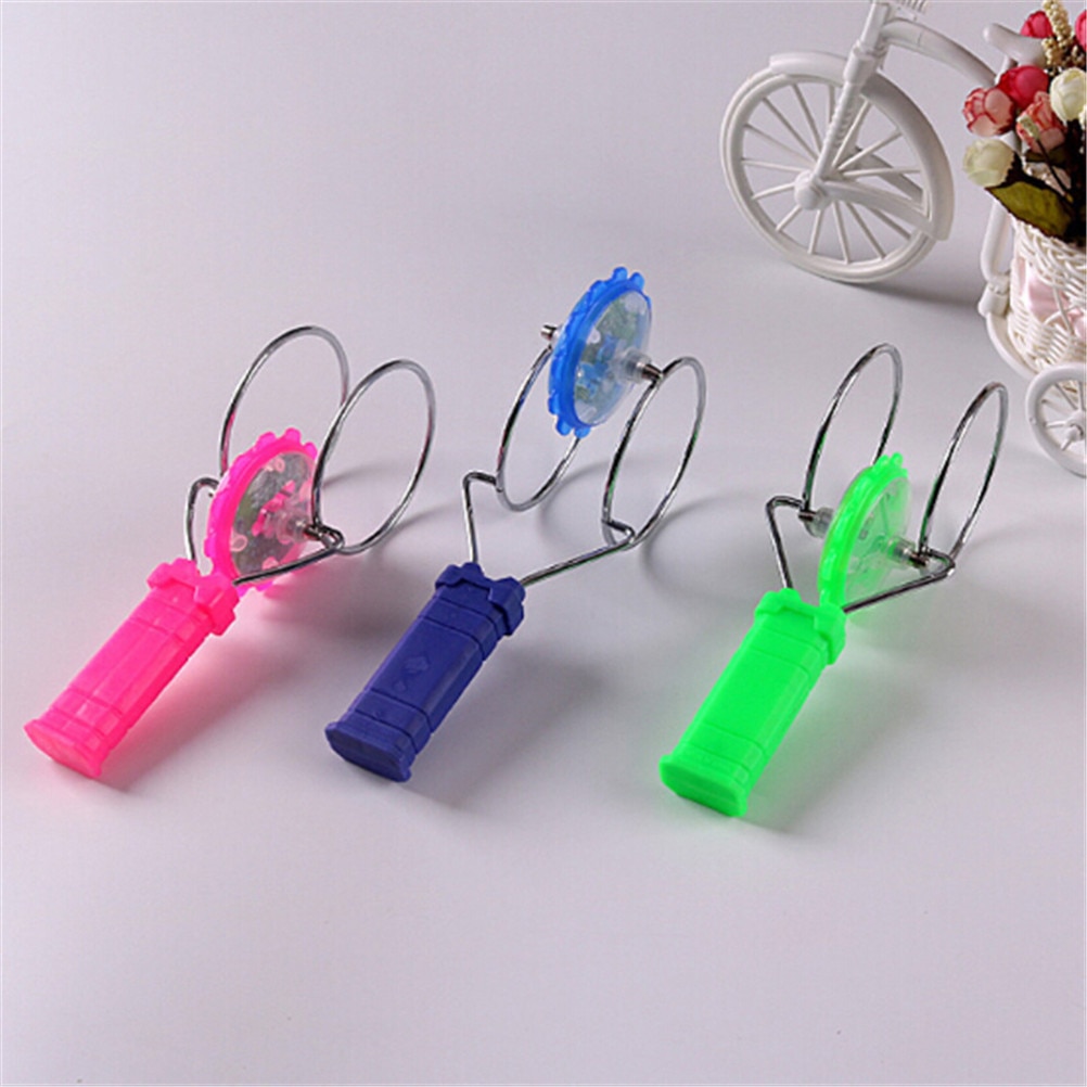 1pc LED Tol Magnetische Gyro Wiel Spoor Speelgoed Snuisterij Kleurrijke Shine Kids Size: 20.5*5*8cm