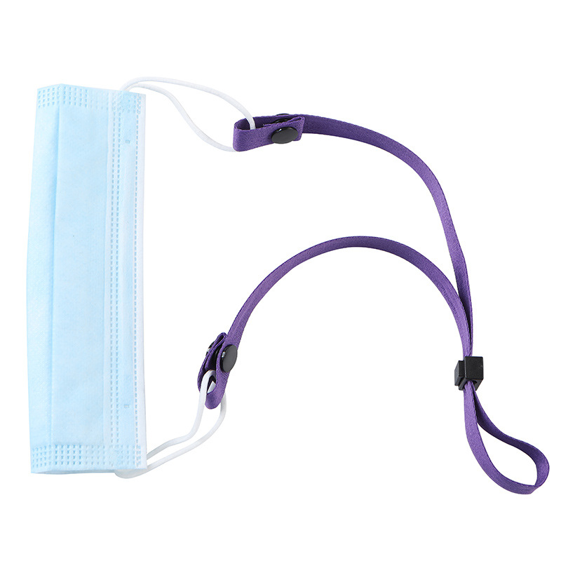 Effen Kleur Masker Opknoping Touw Lanyard Gezichtsmasker Lanyard Masker Houder Verstelbare Traceless Oor Opknoping Touw Outdoor Voor Kinderen Volwassen