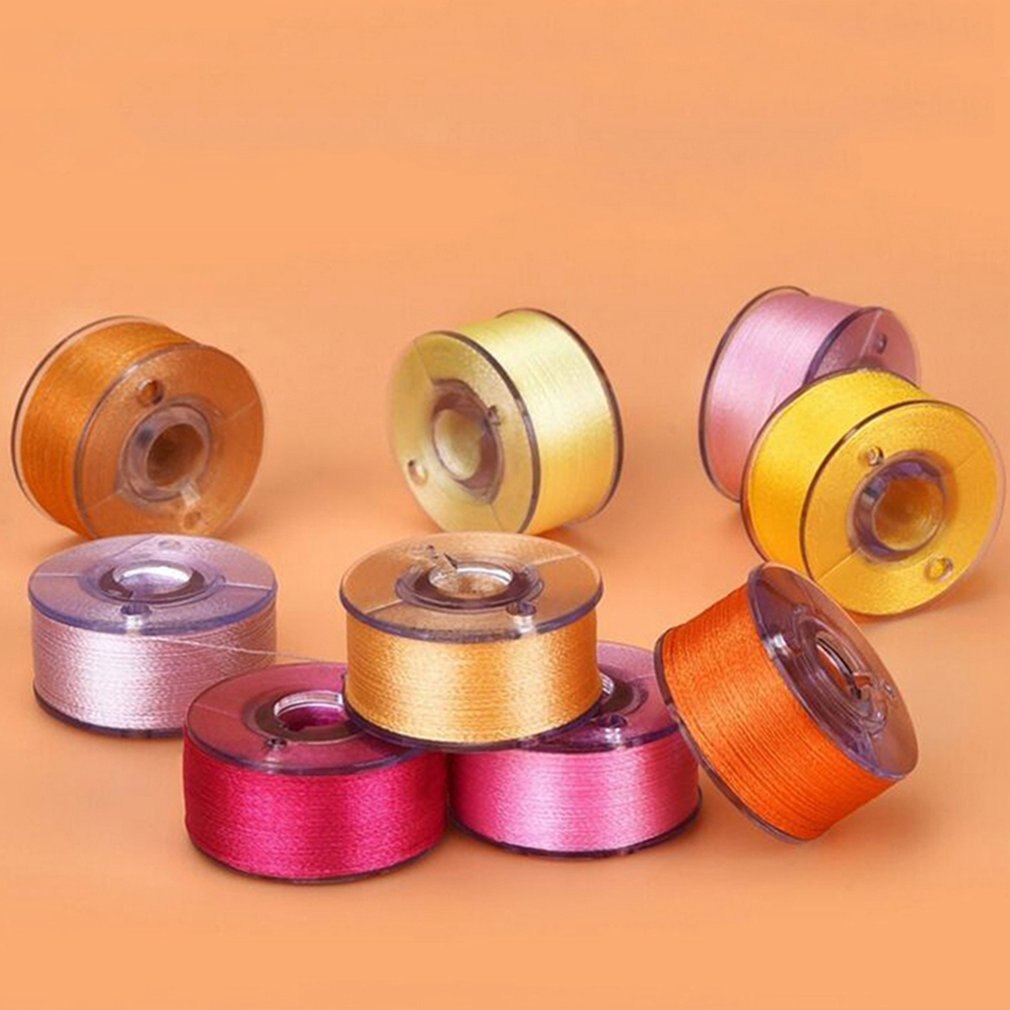 25 grid transparent bobbin case tape line 25-color fixed-color high-speed sewing thread Bobbin set Sewing Machine
