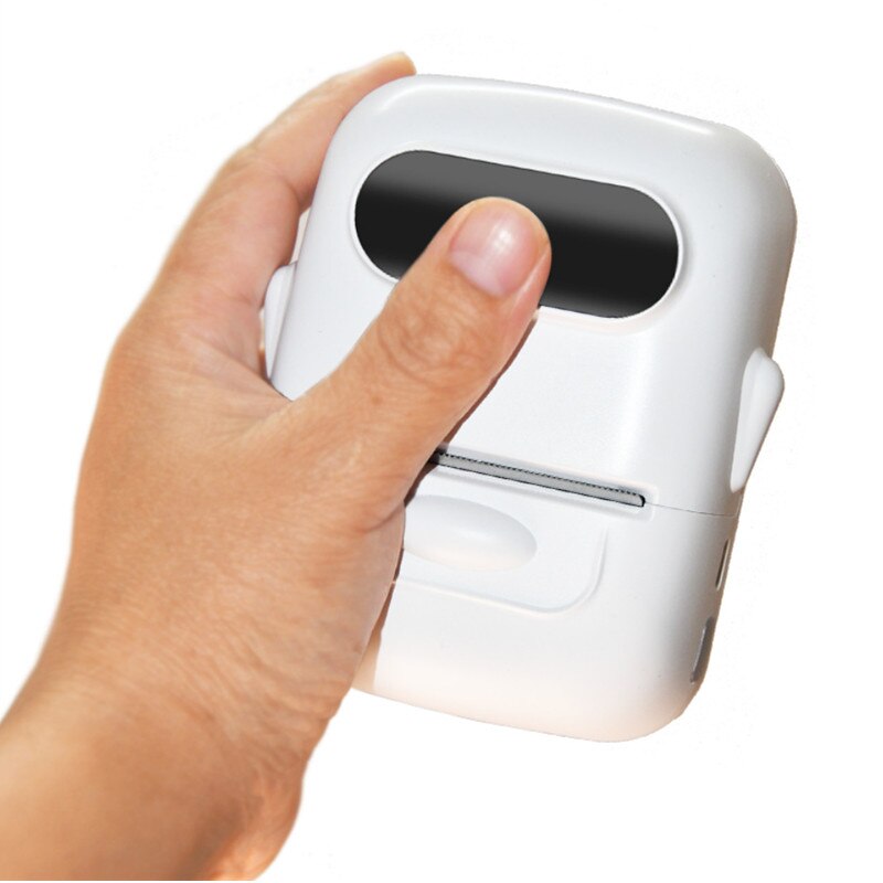 P50 Office Home Retail Price Barcode QR Code Sticker 50mm Width Portable Bluetooth Thermal Label Printer