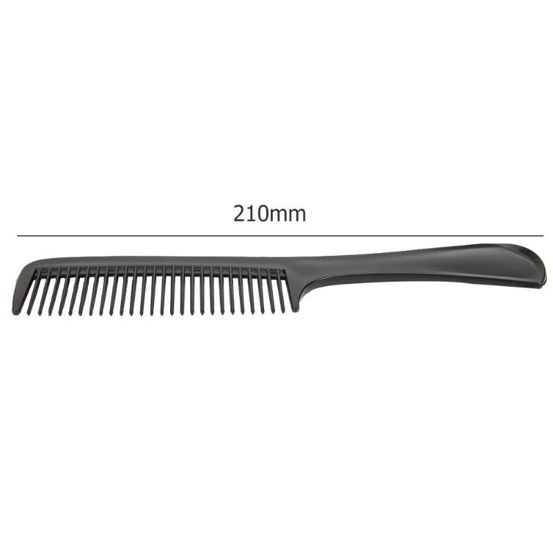 10 stil anti-statiske frisør kamme sammenfiltrede lige hår børster piger hestehale kam pro salon hårpleje styling værktøj: 04