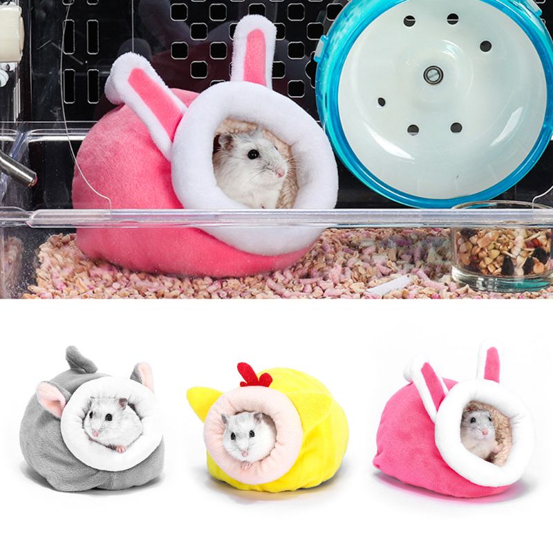 Mouse Guinea Pig Bed Pet Sleeping House Warm Hamster Dog Kitten Nest C63B