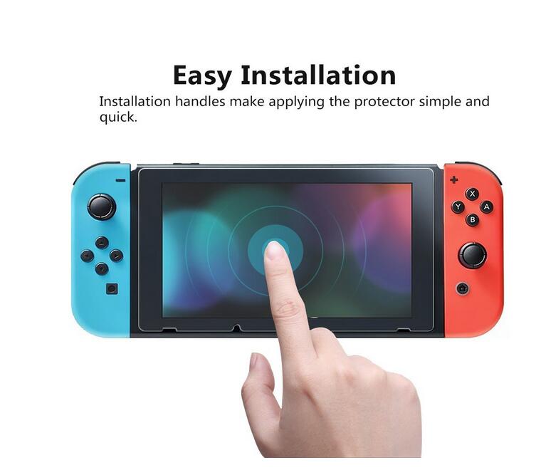 Premium Full HD Toughened Tempered Glass Film Anti-Glare Screen Protector for Nintendo Nintend Switch NS Console Skin Cover