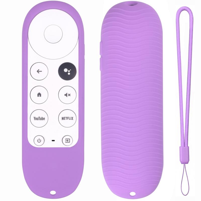 Fernbedienung Schutzhülle Silikon Stimme Fernbedienung Anti-Verloren Silikon Fall Stoßfest Für Chrome Mit Google TV