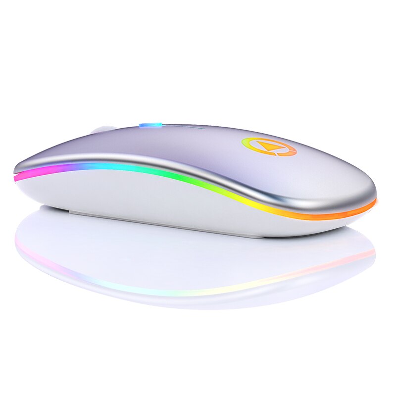 kabellos Spielen Maus USB Aufladbare Computer Mäbenutzen mit LED Stille Mause hinterleuchtet Für PC Laptop Computer