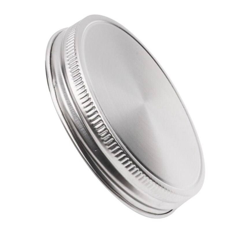 8 sztuk nakrętki na słoiki ze stali nierdzewnej 86Mm szczelna pokrywa z silikonowe pieczątki odporne na przechowywanie stałe czapki szerokie usta