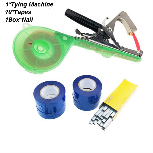 Garden Tools Plant Tying Tape tool Tapener Machine Branch Hand Tying Machine Tape tool Tapener Packing Vegetable Stem Strapping: Set 2
