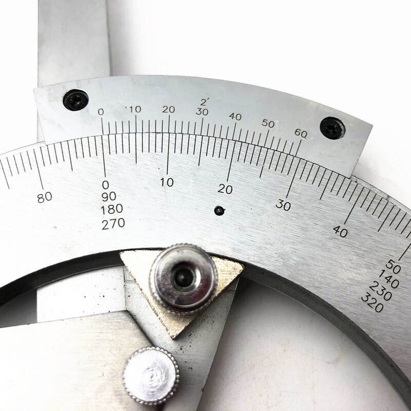 0-360degree Universal Protractor 0-320 Degree Precision Goniometer Angle Measuring Finder Ruler Tool Woodworking Measuring Tool