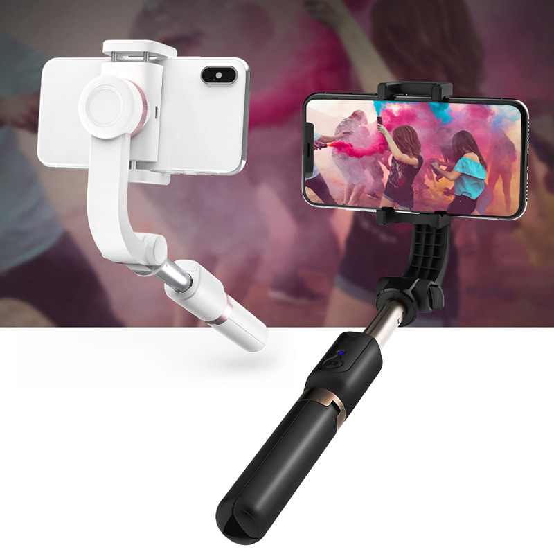 NEUE Live Stativ Selfie Stock liv stativ Handheld Stabilisator Steadicam 3 in 1 Gimbal für iPhone X 11 Huawei Android Clever Telefon