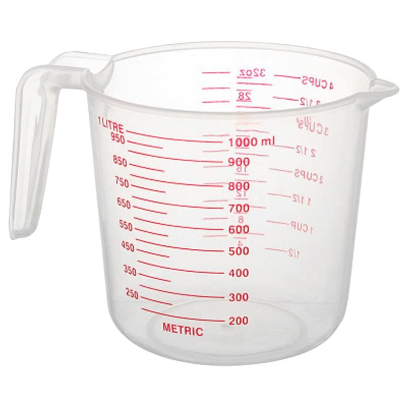 1000ml Liquid Measuring Cup Container Clear Plastic Graduated Measuring Volumetric Beaker Tool Baking Kitchen Accessories