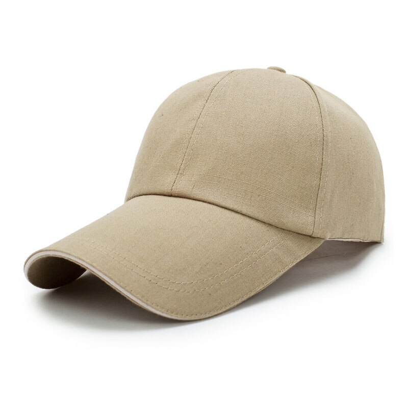 Peekymoce golfhattar för kvinnor keps baseballkepsar solid lång visirhatt gorras casquette ledig snapback ben sport baseballkeps: Kaki