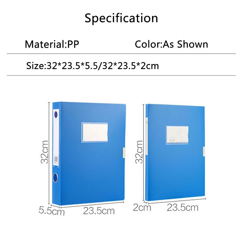 A4 Office File Organizer Plastic File Date Storage Box