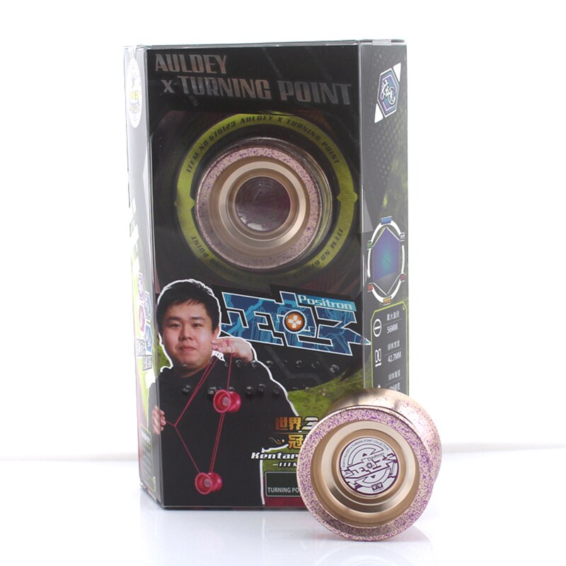 Auldey yoyo positron yoyo lager schmetterling cnc metall yoyo professionelles yoyo weihnachten