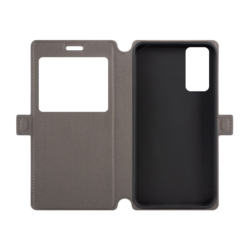 PU skórzany futerał na telefon do Huawei Honor 10X Lite etui z klapką do honoru 10X Lite zobacz okno etui na książki miękka TPU silikonowa tylna okładka