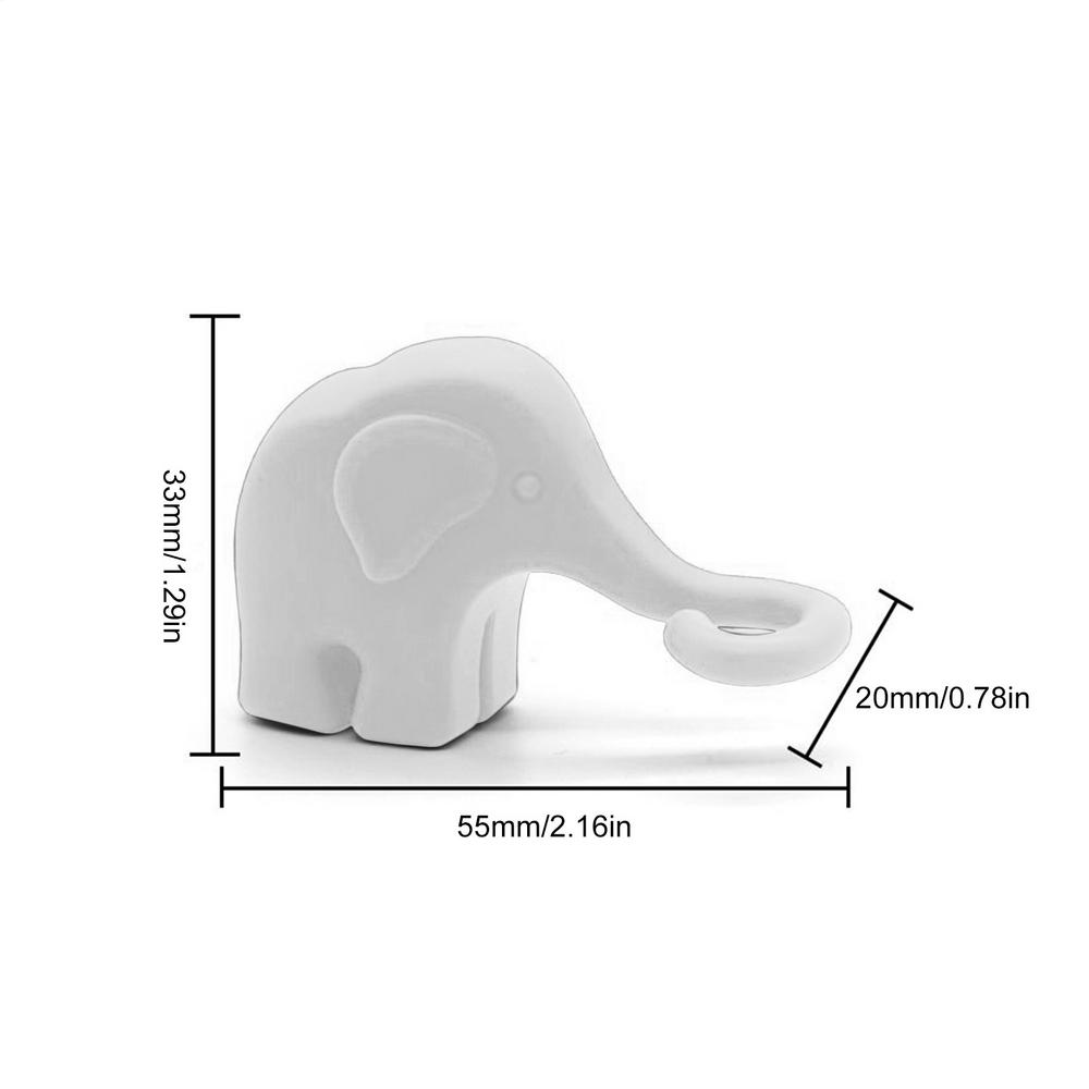 Plant Voortplanting Buddy Olifant Leuke Olifant Plant Ondersteuning voor Spruiten Kamerplant plant Groei houder voor Knoppen Stengels Schieten: WHITE