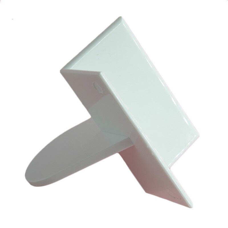 Gâteau plus lisse palette Angle droit outil plastique ustensile de cuisine Fondant sucre artisanat polonais finisseur décor couleur unie ustensiles de cuisson