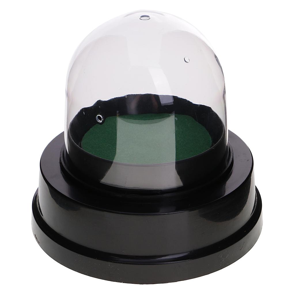 Tasse à dés électrique avec Base en feutre, 5 dés, pour jeux de Bar, Casino, fête, noir