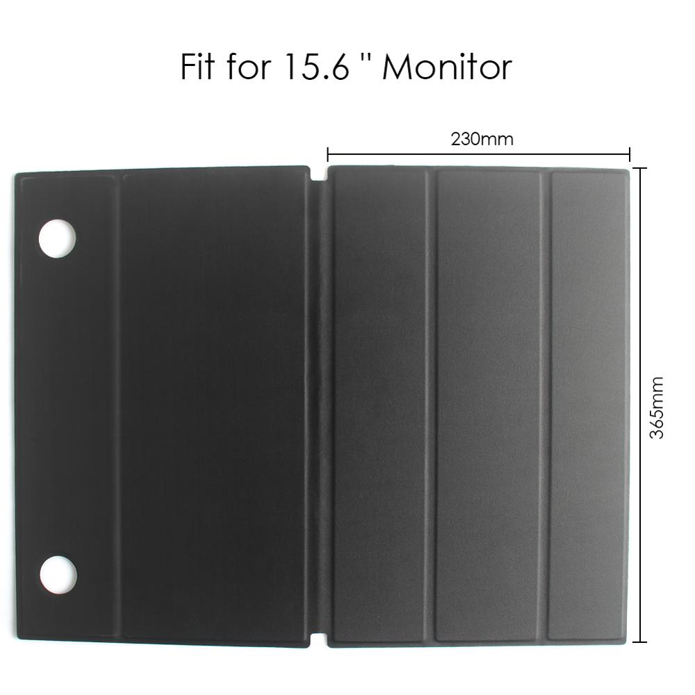 Portable monitor laptop pad smart case , protection and show case stand holder, with sticker easy to carry