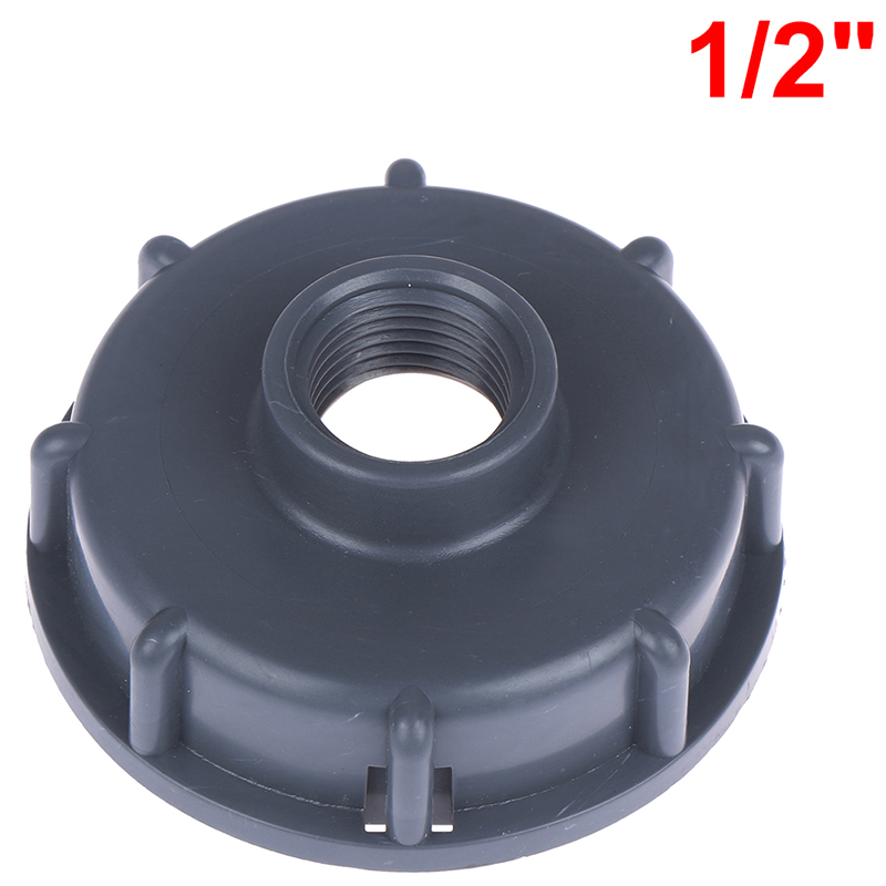 Durable Ibc Tank Fittings S60X6 Coarse Threaded Cap 60Mm Female Thread To 1/2 ", 3/4", 1 "Adapter Connector: Gold