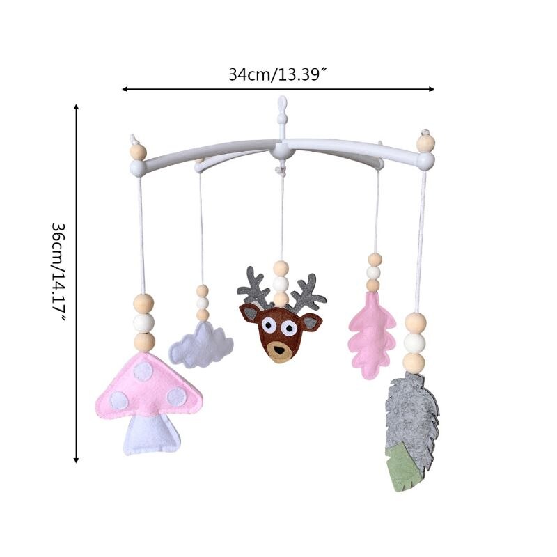 nordico Infantili Del bambino Feltro Sonagli Letto Campana Carillon di Vento Giocattoli per Bambini telecamera Dei Bambini Decorazioni sospeso