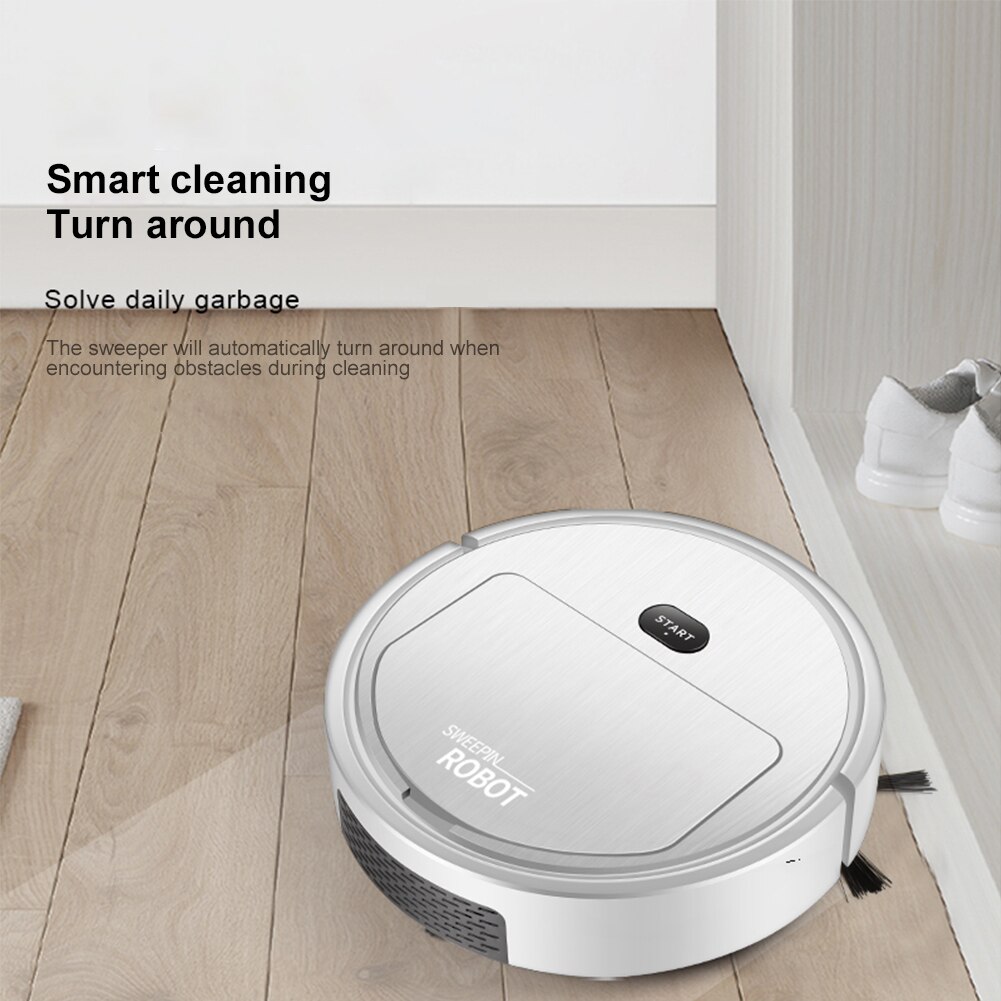 Smart Robot Vacuum Cleaner Automatic Vacuum Cleaners Auto Robot Cleaner Strong Suction Quiet Mini Cleaning Robot
