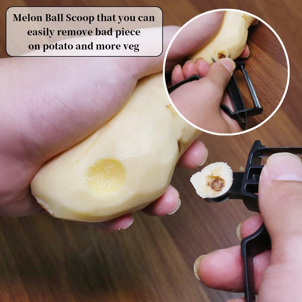 Kitchen Vegetable Magic Trio Peeler Set Stainless Steel Slicer Shredder Multi-functional Blade Grater Kitchen Accessories Tools