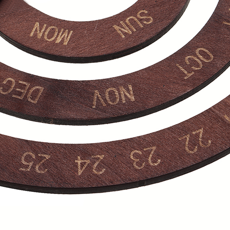 Calendar Wooden Everlasting Perpetual Wall Hanging Crafts Perpetual Calendar DIY Crafts Decoration