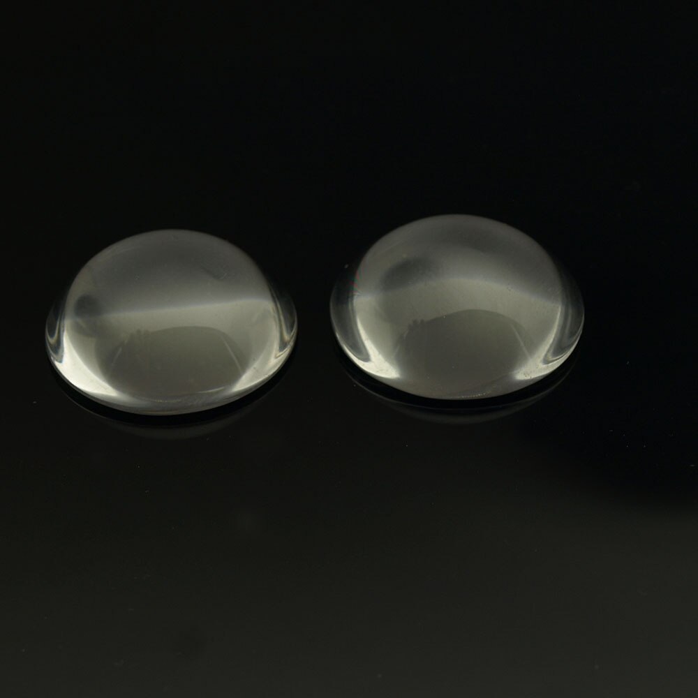 No Edge Diameter 6MM to 40MM optional glass Plano convex Condenser Glass LED Lens Focusing optical lens