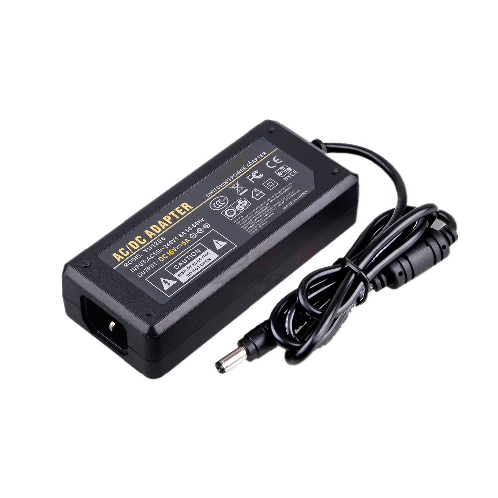 16V Switching Power Supply AC DC Adapter 16V 4A 5A 6A 64W 80W 96W LED Speaker Sound Audio Power Charger