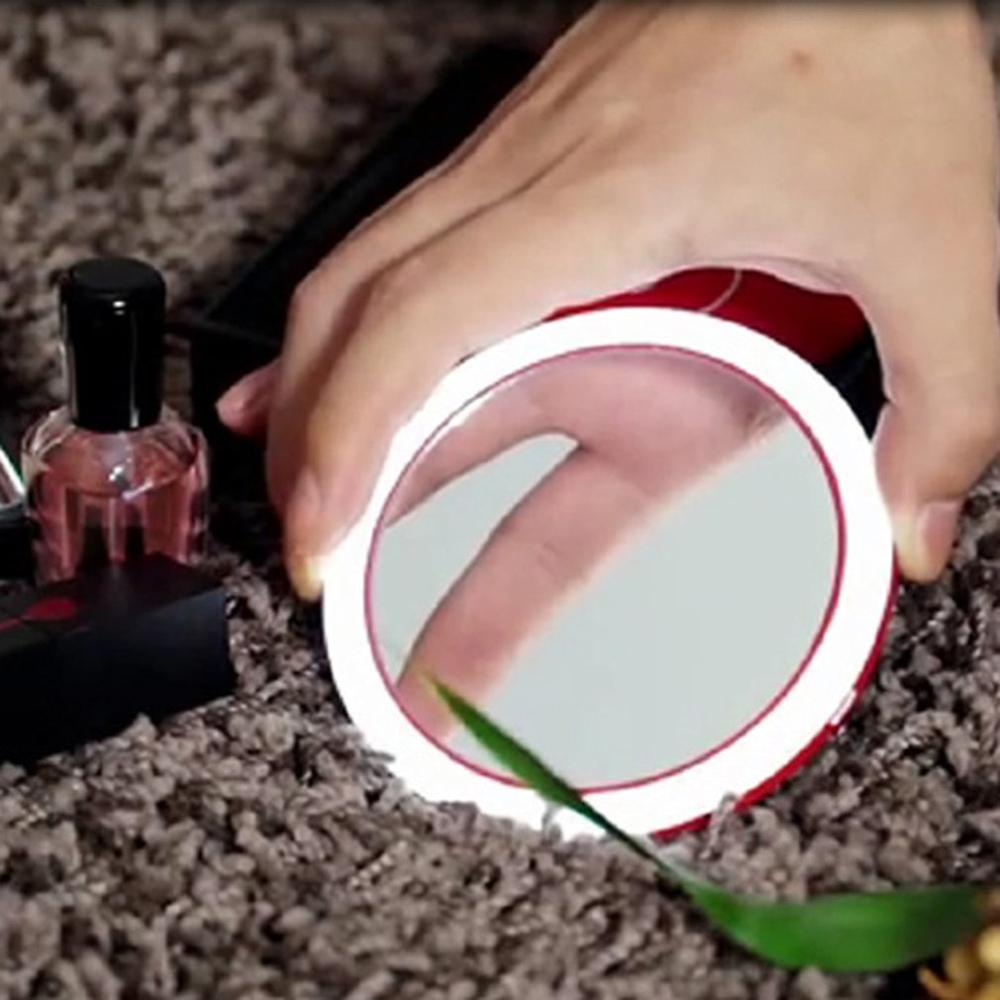 Wireless Charging Makeup Mirror Led Smart Makeup Mirror Portable Makeup Mirror 360 Degree Ring Fill Light Makeup Mirror